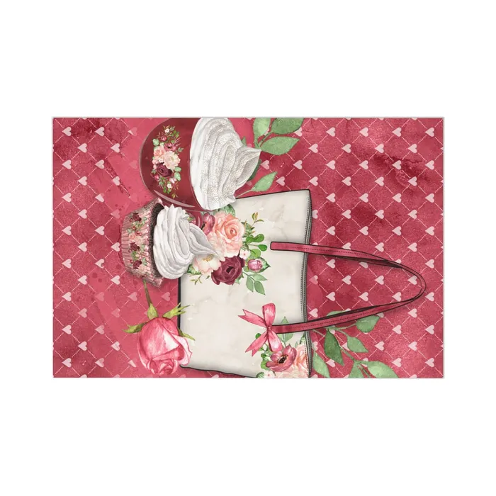 Coffee Time Postcards with Envelope 7 pcs Portraits by NC Necklaces