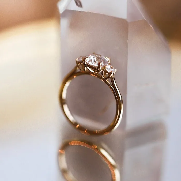 Consider Bridal Rings Rosemary Tall Engagement Ring