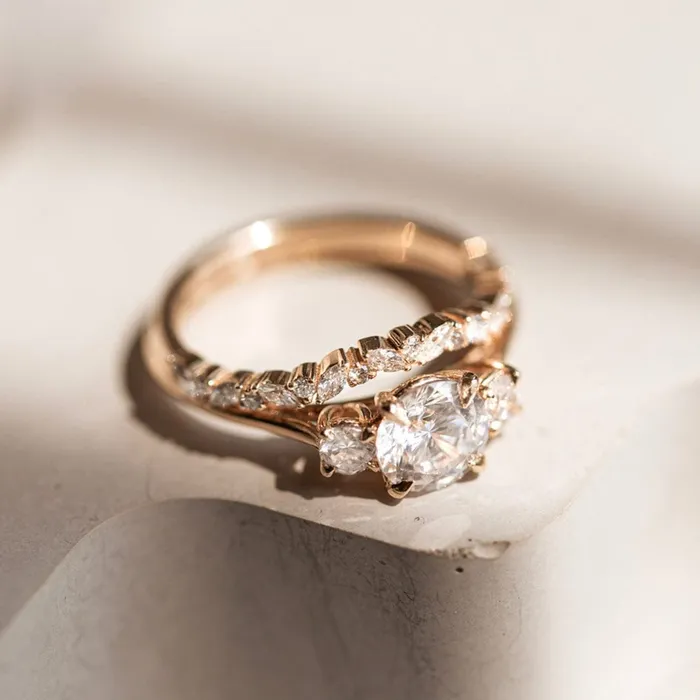 Consider Bridal Rings Rosemary Tall Engagement Ring