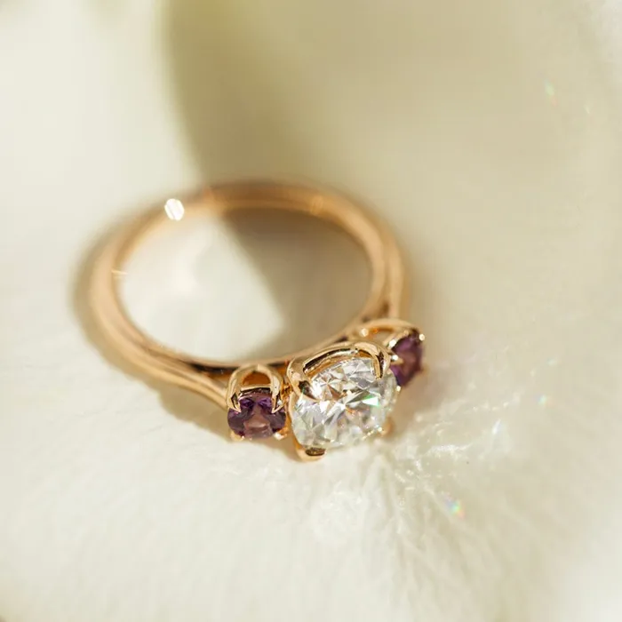 Consider Bridal Rings Rosemary Tall Engagement Ring