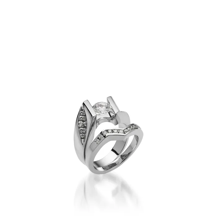Episode White Gold Engagement Ring John Atencio Rings