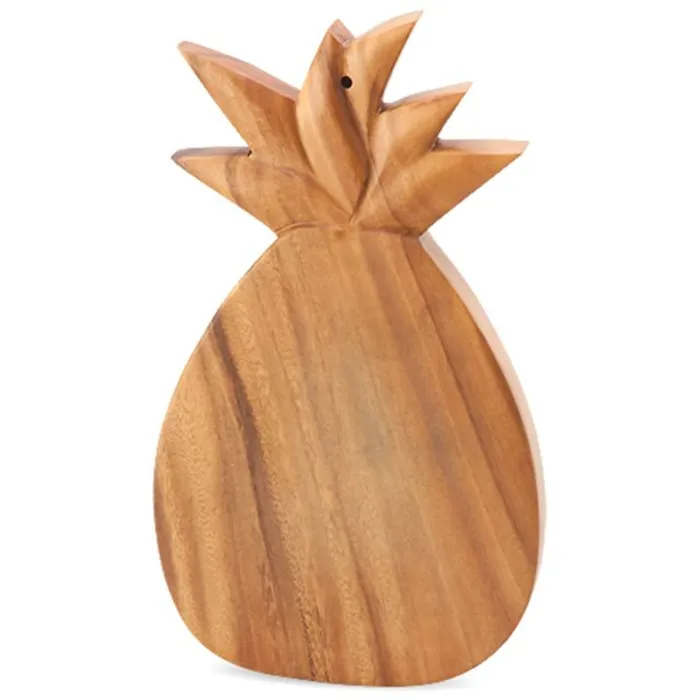 ISLANDERGRP Earrings Pineapple Shaped Wood Cutting Board 12Inch