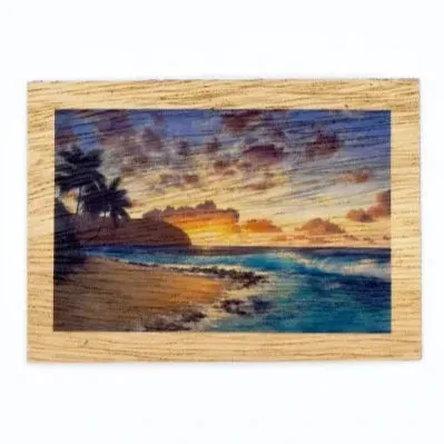 Koa Kards Mkneki Hawaiian Koa Wood Magnets 25 x 35 KOAKARDS Earrings