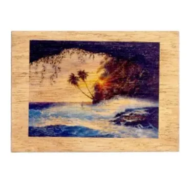Koa Kards Mkneki Hawaiian Koa Wood Magnets 25 x 35 KOAKARDS Earrings