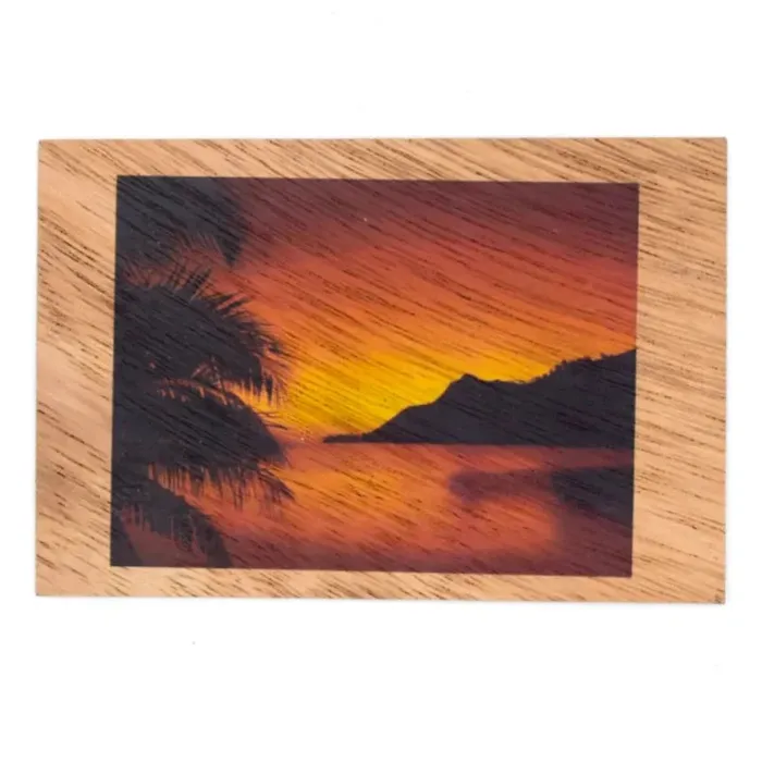 Koa Kards Mkneki Hawaiian Koa Wood Magnets 25 x 35 KOAKARDS Earrings