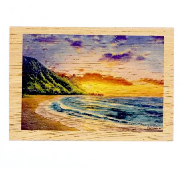 Koa Kards Mkneki Hawaiian Koa Wood Magnets 25 x 35 KOAKARDS Earrings