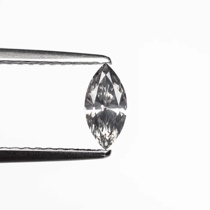Misfit Diamonds Earrings 026ct 671x325x198mm Fancy Grey Marquise Brilliant 1992340