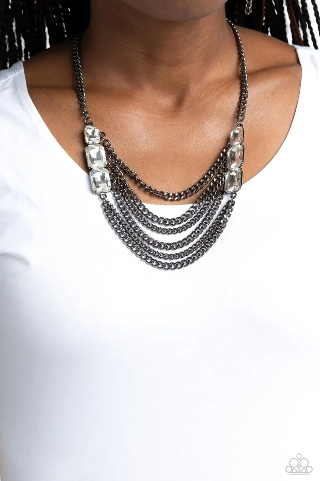 Necklaces Paparazzi Accessories Come CHAIN or Shine Black