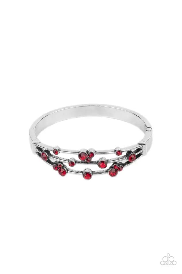Paparazzi Accessories Earrings Cosmic Candescence Red