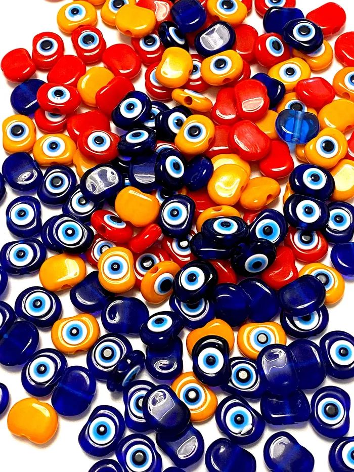 Peppy Beads Necklaces Large Hole Evil Eye Resin Beads 29mm Beads 6mm Hole 5 Beads in a Pack Peppy Beads Necklaces Large Hole Evil Eye Resin Beads 29mm Beads 6mm Hole 5 Beads in a Pack