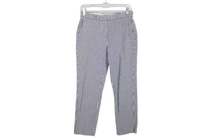 Rings Orvis Orvis Blue White Striped Crop Pants 4