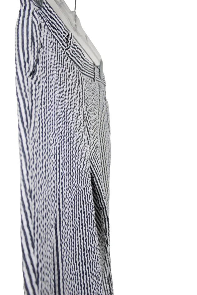Rings Orvis Orvis Blue White Striped Crop Pants 4