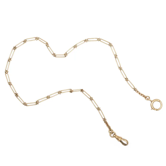 Antique Necklaces Victorian Choker 14k Gold Chain Necklace