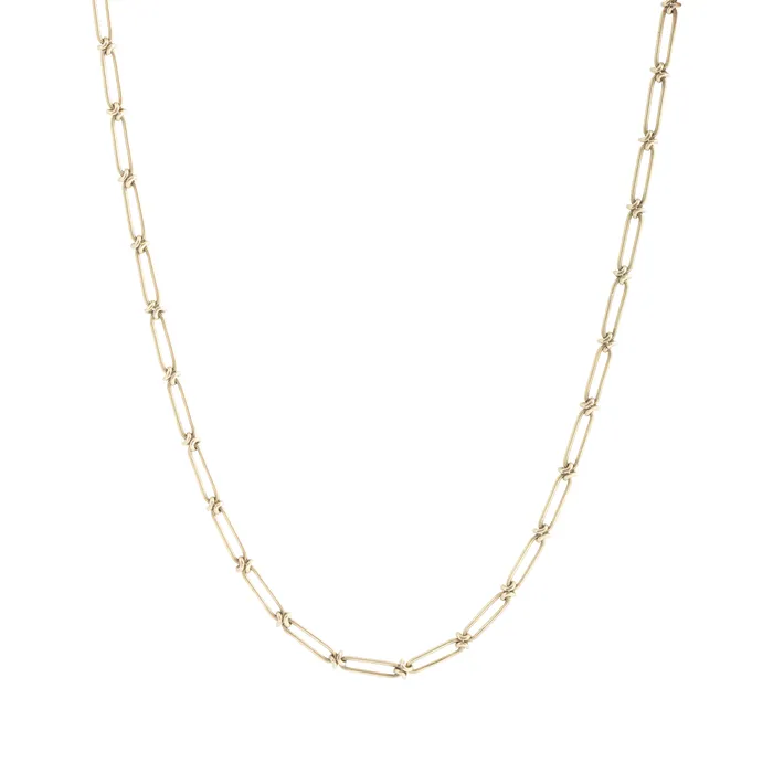Antique Necklaces Victorian Choker 14k Gold Chain Necklace