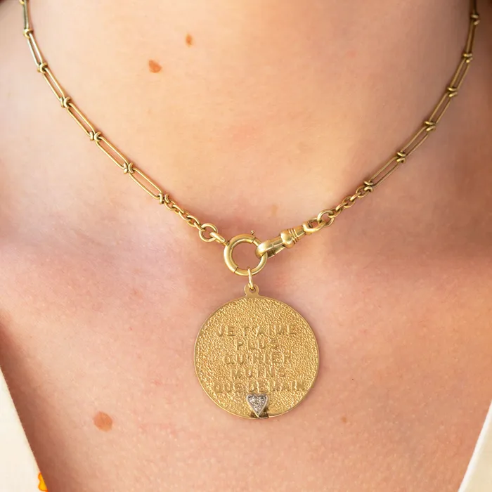 Antique Necklaces Victorian Choker 14k Gold Chain Necklace