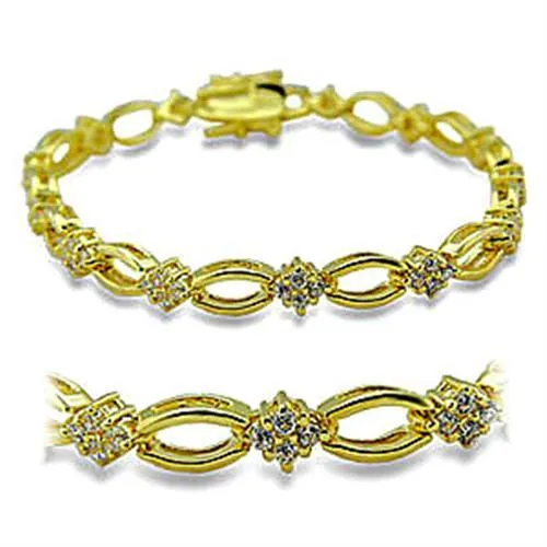 Bracelets Green CJ416006 Wholesale Womens Brass Gold AAA Grade CZ Clear Bracelet Bracelets Green CJ416006 Wholesale Womens Brass Gold AAA Grade CZ Clear Bracelet