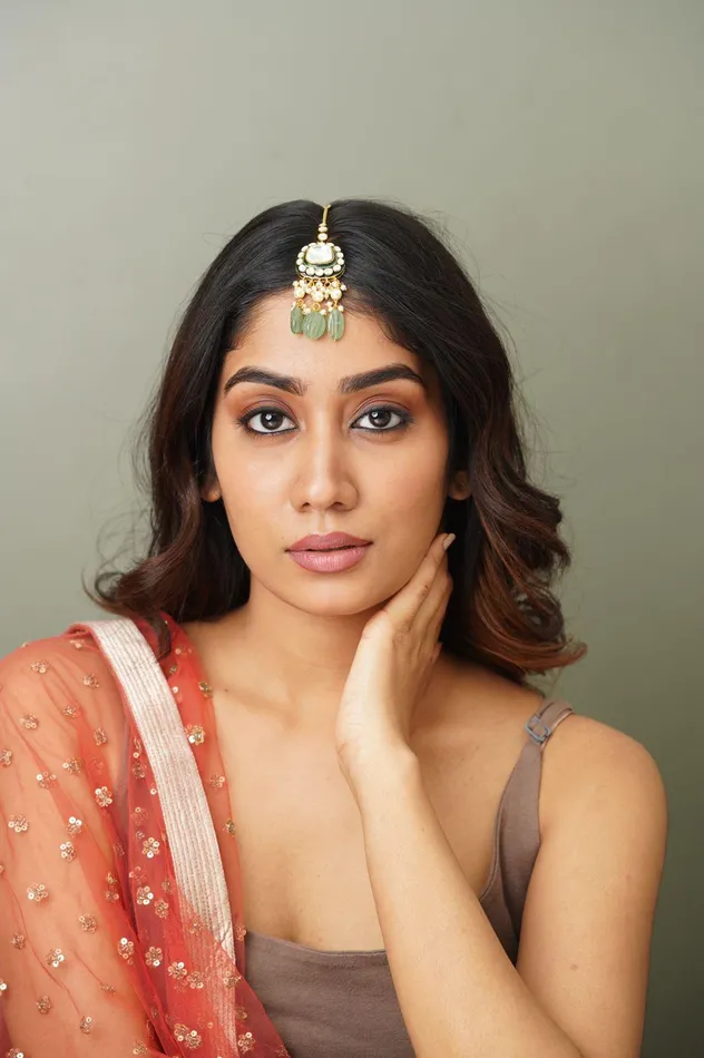 Earrings Prerna Meenakari Polki Maangtika Attrangi