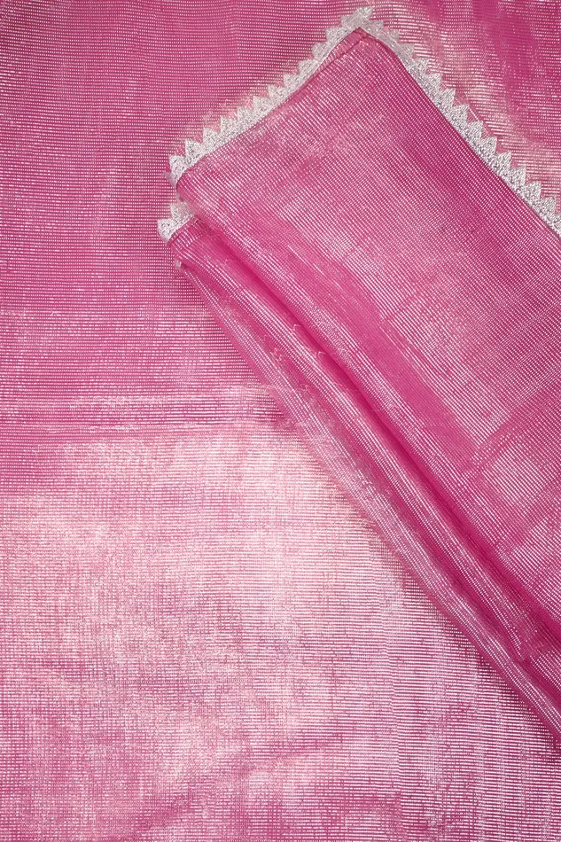 Earrings Teejh Kaalki Pink Shimmer Chiffon Saree Teejh