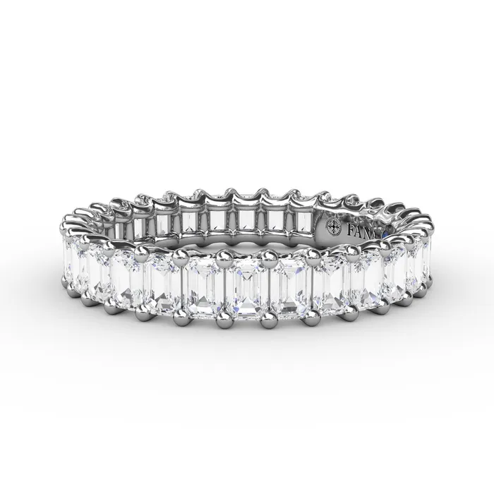 Emeraldcut Diamond Band 238ctw Fana Rings