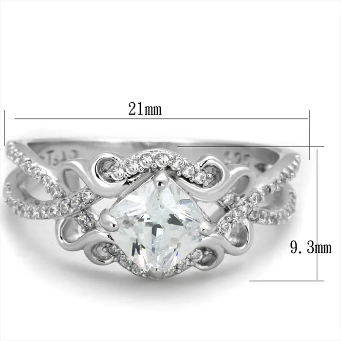 Green Rings CJ421 Wholesale Womens 925 Sterling Silver Rhodium AAA Grade CZ Clear Filigree Ring Green Rings CJ421 Wholesale Womens 925 Sterling Silver Rhodium AAA Grade CZ Clear Filigree Ring