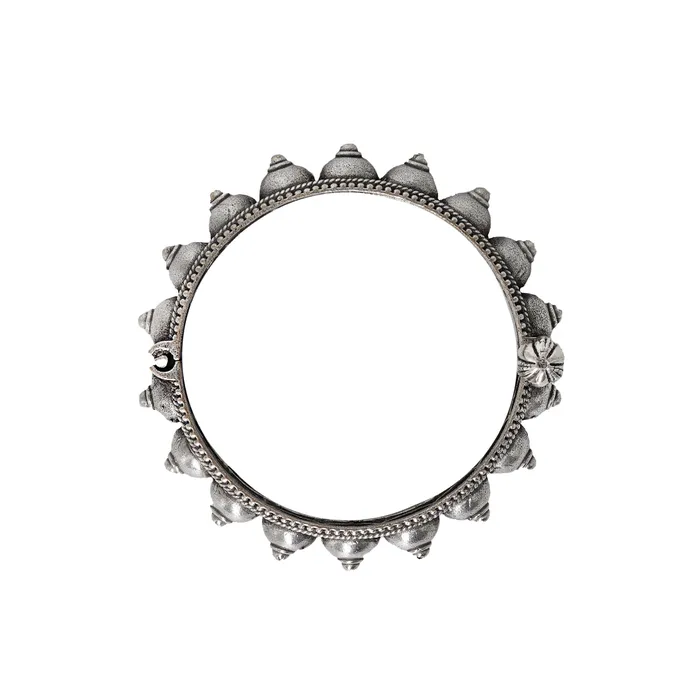 Teejh Sharmila Silver Oxidised Bangle Teejh Bracelets Teejh Sharmila Silver Oxidised Bangle Teejh Bracelets