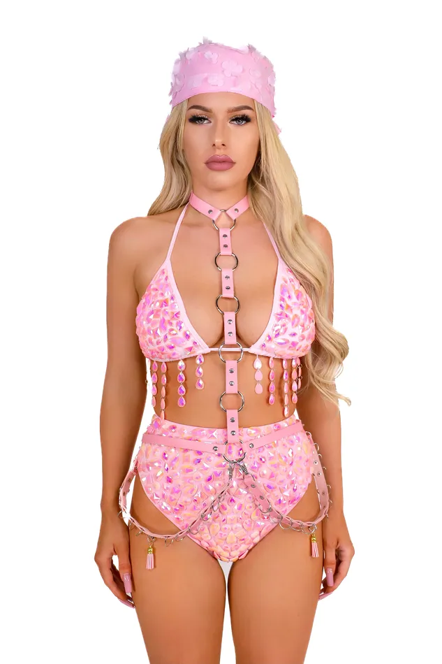 THE LUMI SHOP Earrings FULL OUTFIT Pink Aura Guardian 4 pcs