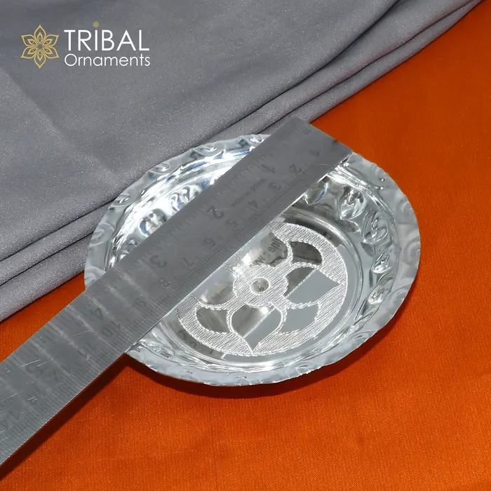 925 sterling silver handmade plate tray best gifting baby food serving silver utensils silver articles puja utensils sv315 TRIBAL ORNAMENTS Rings 925 sterling silver handmade plate tray best gifting baby food serving silver utensils silver articles puja utensils sv315 TRIBAL ORNAMENTS Rings