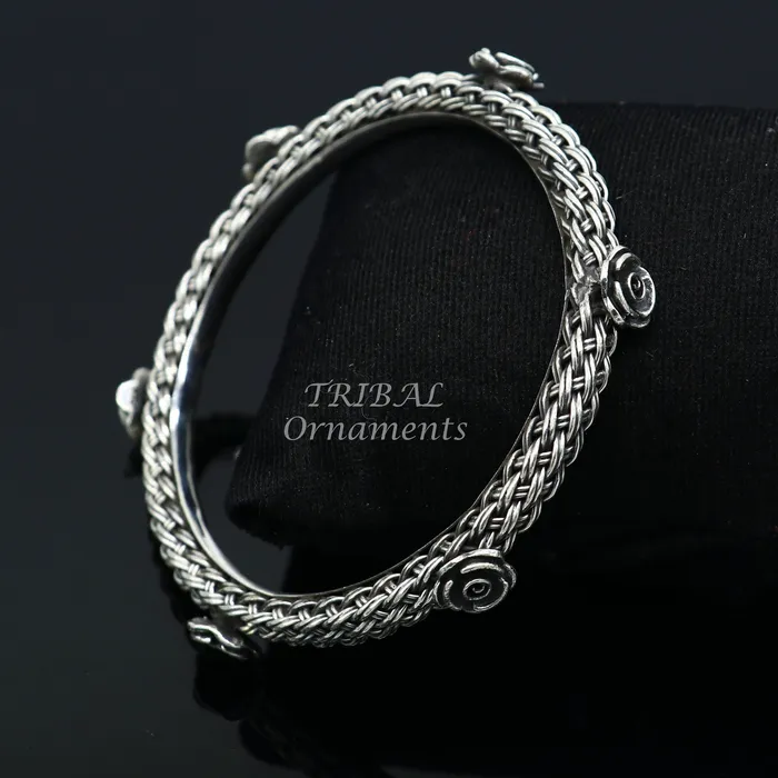 925 sterling silver handmade Vintage design ethnic flower bangle bracelet tribal jewelry best bride belly dance ethnic jewelry nsk509 TRIBAL ORNAMENTS Bracelets 925 sterling silver handmade Vintage design ethnic flower bangle bracelet tribal jewelry best bride belly dance ethnic jewelry nsk509 TRIBAL ORNAMENTS Bracelets