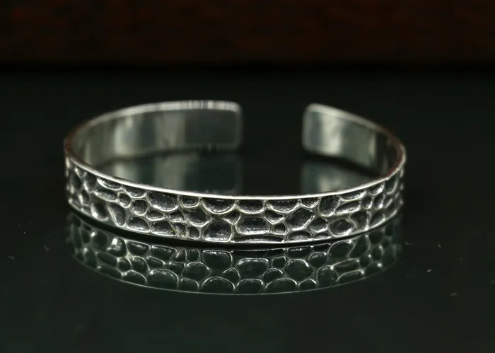 Authentic 925 sterling silver exclusive design handmade cuff kada bracelet easy to adjust with your wrist unisex jewelry cuff43 TRIBAL ORNAMENTS Bracelets