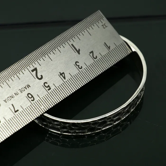 Authentic 925 sterling silver exclusive design handmade cuff kada bracelet easy to adjust with your wrist unisex jewelry cuff43 TRIBAL ORNAMENTS Bracelets