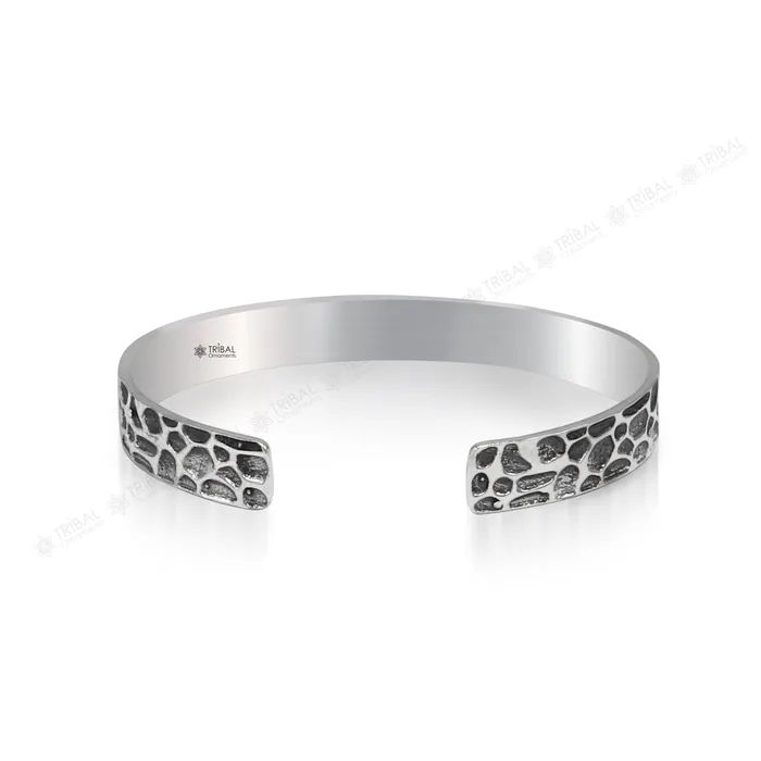 Authentic 925 sterling silver exclusive design handmade cuff kada bracelet easy to adjust with your wrist unisex jewelry cuff43 TRIBAL ORNAMENTS Bracelets