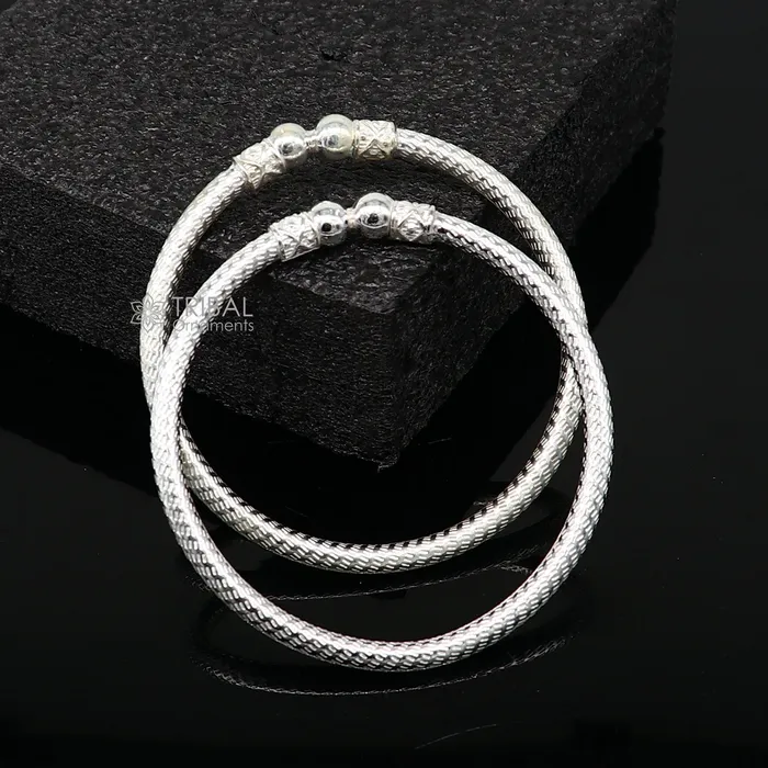Bracelets 925 sterling silver plain shiny bright bangle bracelet kada excellent personalized gifting stylish fancy bangle mens or girls nba380 TRIBAL ORNAMENTS Bracelets 925 sterling silver plain shiny bright bangle bracelet kada excellent personalized gifting stylish fancy bangle mens or girls nba380 TRIBAL ORNAMENTS