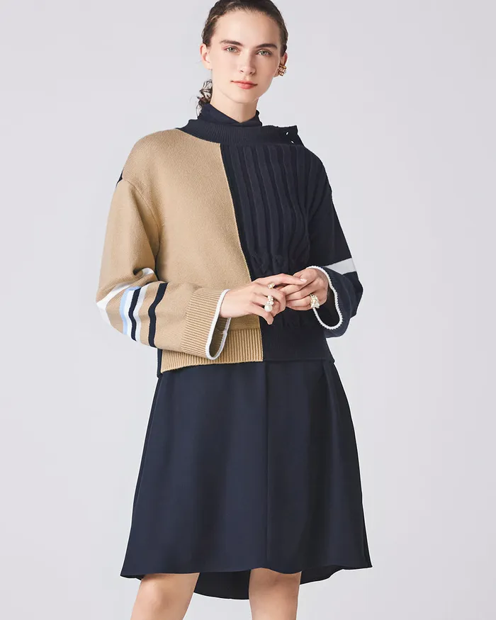 Dark Navy Rothko Top ADEAM Earrings Dark Navy Rothko Top ADEAM Earrings