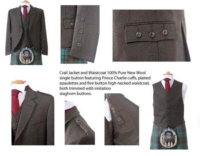 Earrings House of Edgar Peat Crail Jacket Vest