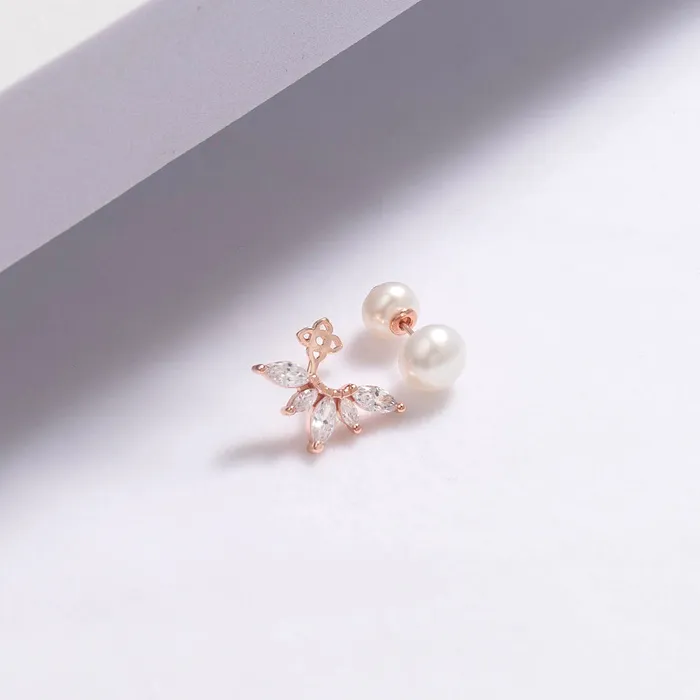Elegant Freshwater Pearl Earrings WE00508 Pearly Lustre Earrings
