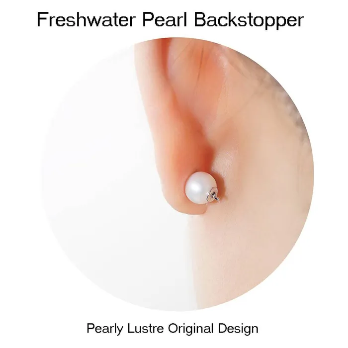 Elegant Freshwater Pearl Earrings WE00508 Pearly Lustre Earrings