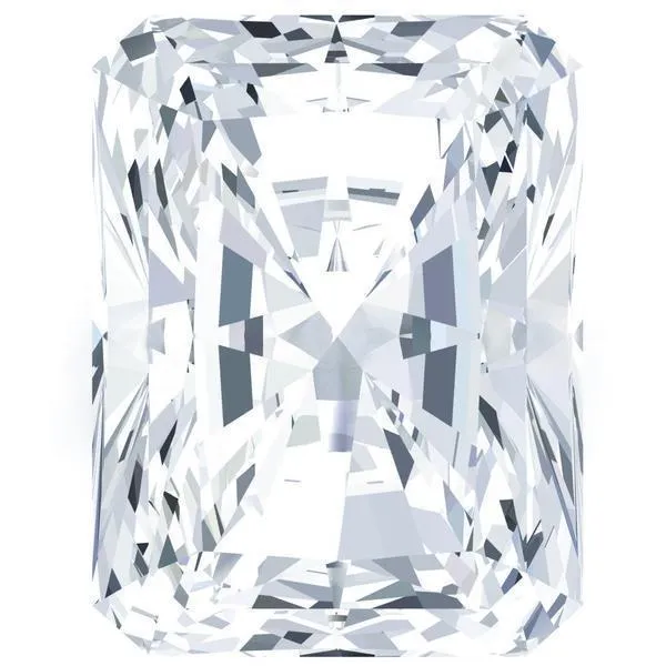 FIRE BRILLIANCE Rings FAB Moissanite Radiant Cut