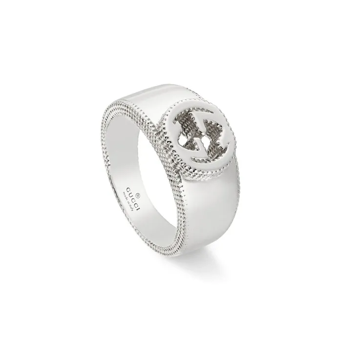 GUCCI Gucci Interlocking G Ring Rings