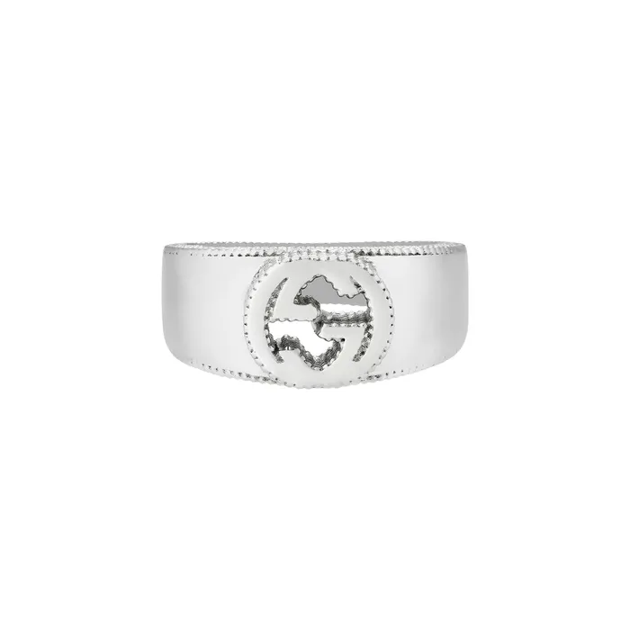 GUCCI Gucci Interlocking G Ring Rings