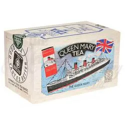 Metropolitan Tea Company Earrings Queen Mary Tea Box 25s