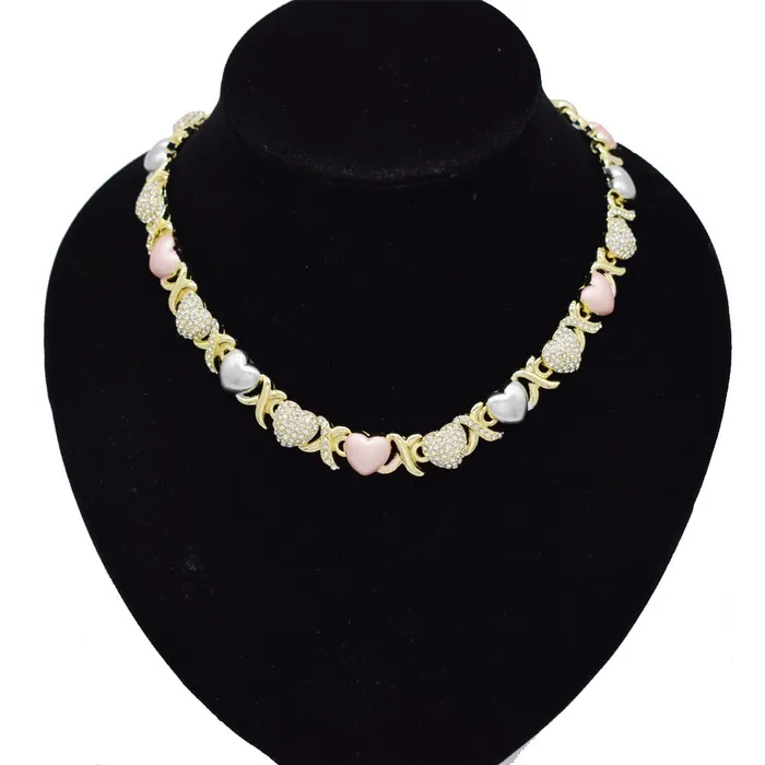 Necklaces Hugs and Kisses Necklace Sets Jewelvers