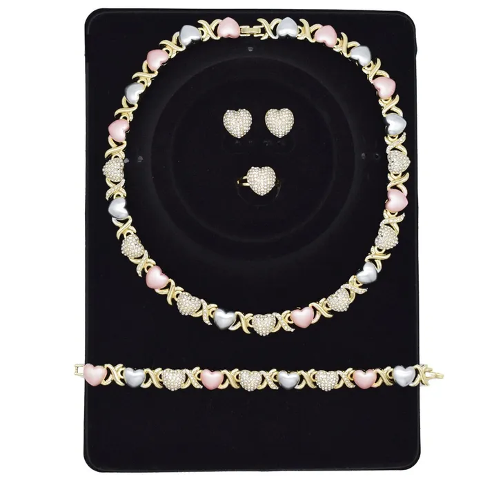 Necklaces Hugs and Kisses Necklace Sets Jewelvers