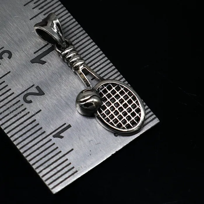 Necklaces TRIBAL ORNAMENTS 925 sterling silver handmade stylish design small Tennis racket style pendant best gifting jewelry religious pendant custom jewelry ssp1689