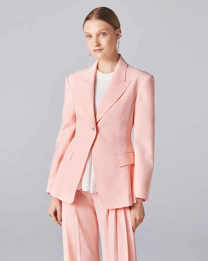 Peach Parade Jacket ADEAM Earrings