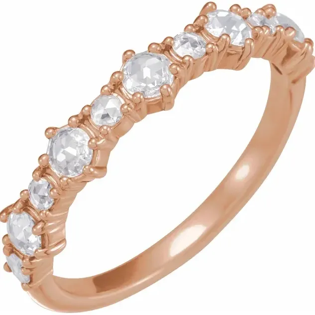 Rings Fire Brilliance Juliette Round Diamond 12 Eternity 12 CTW Anniversary Band Rings Fire Brilliance Juliette Round Diamond 12 Eternity 12 CTW Anniversary Band