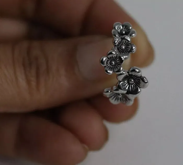 Rings Jewelvers 925 Sterling Silver Flower Ring Rings Jewelvers 925 Sterling Silver Flower Ring