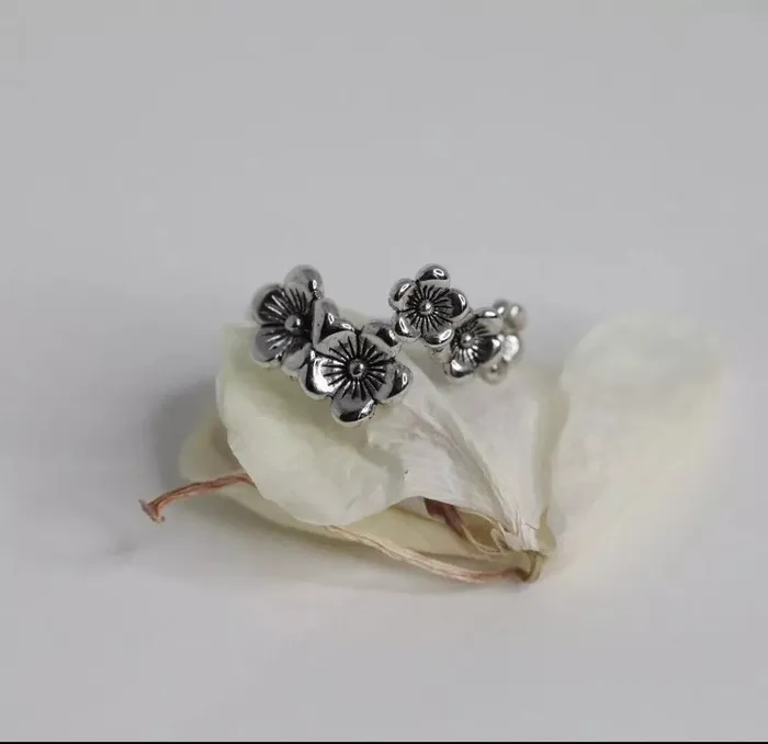 Rings Jewelvers 925 Sterling Silver Flower Ring Rings Jewelvers 925 Sterling Silver Flower Ring