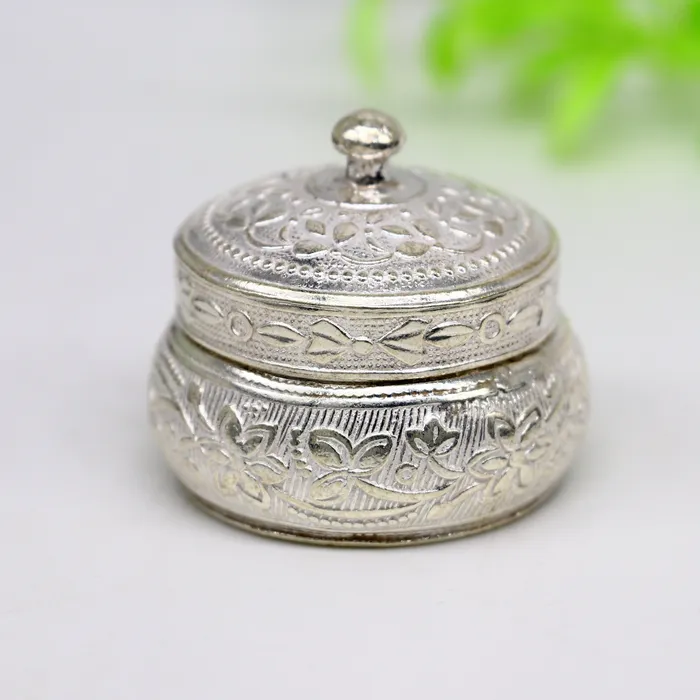 Rings TRIBAL ORNAMENTS 925 sterling silver unique antique design handmade brides eyes kajal box surma box kumkum sindur box small trinket box article stb112
