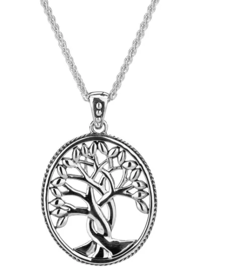 Silver Tree of Life Pendant Keith Jack Necklaces