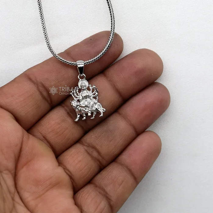TRIBAL ORNAMENTS Necklaces 925 sterling silver blessing Goddess bhawani Durga maa pendant amazing divine pendant locket goddess tribal jewelry nsp803 TRIBAL ORNAMENTS Necklaces 925 sterling silver blessing Goddess bhawani Durga maa pendant amazing divine pendant locket goddess tribal jewelry nsp803